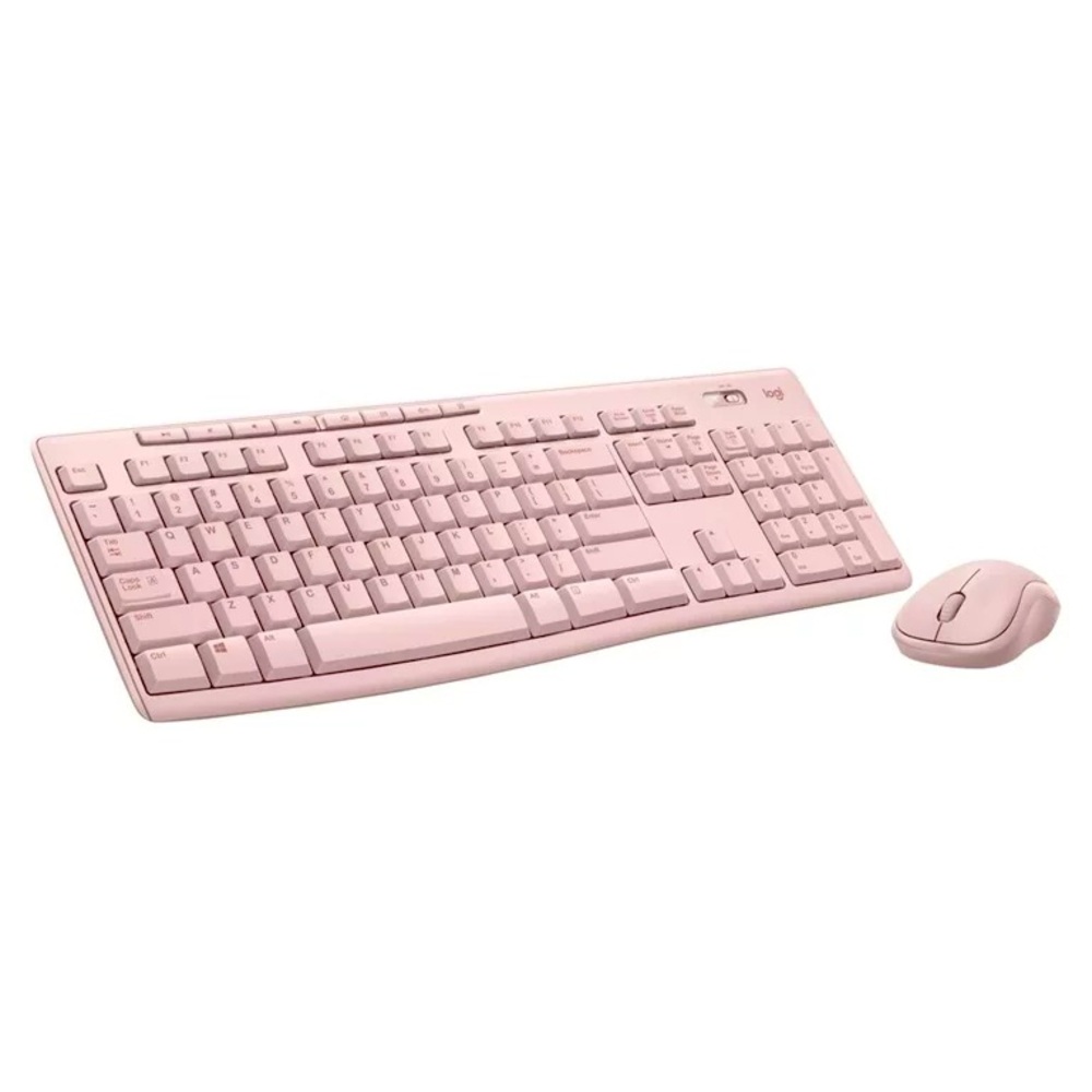 💕Pink Logitech Wireless Keyboard & Mouse💕